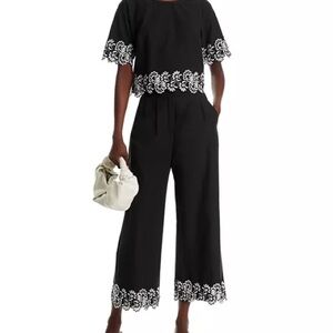 NWT AQUA Wide- leg Pant + Top